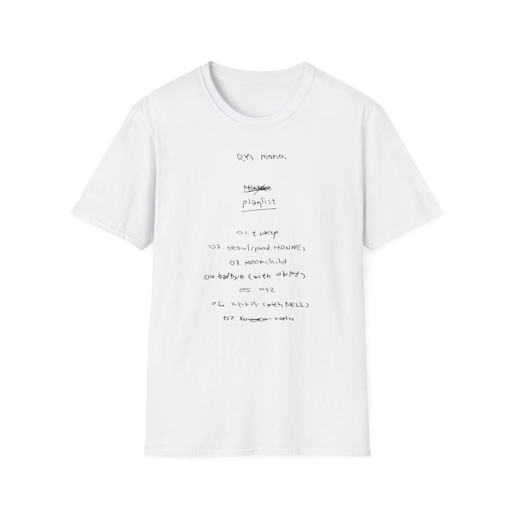 RM Mono Playlist Unisex T-Shirt
