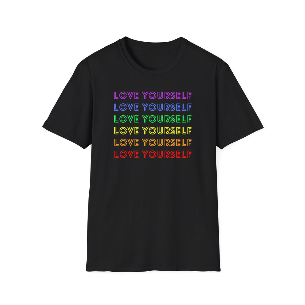 Love Yourself Rainbow Unisex T-Shirt