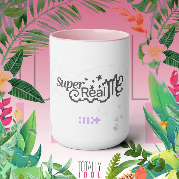 Illit Super Real Me Two-Tone Coffee Mugs, 15oz