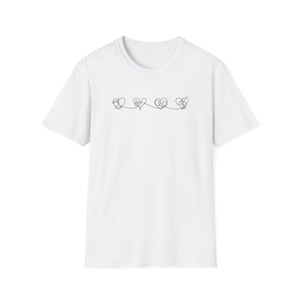 Love Yourself Hearts Unisex T-Shirt