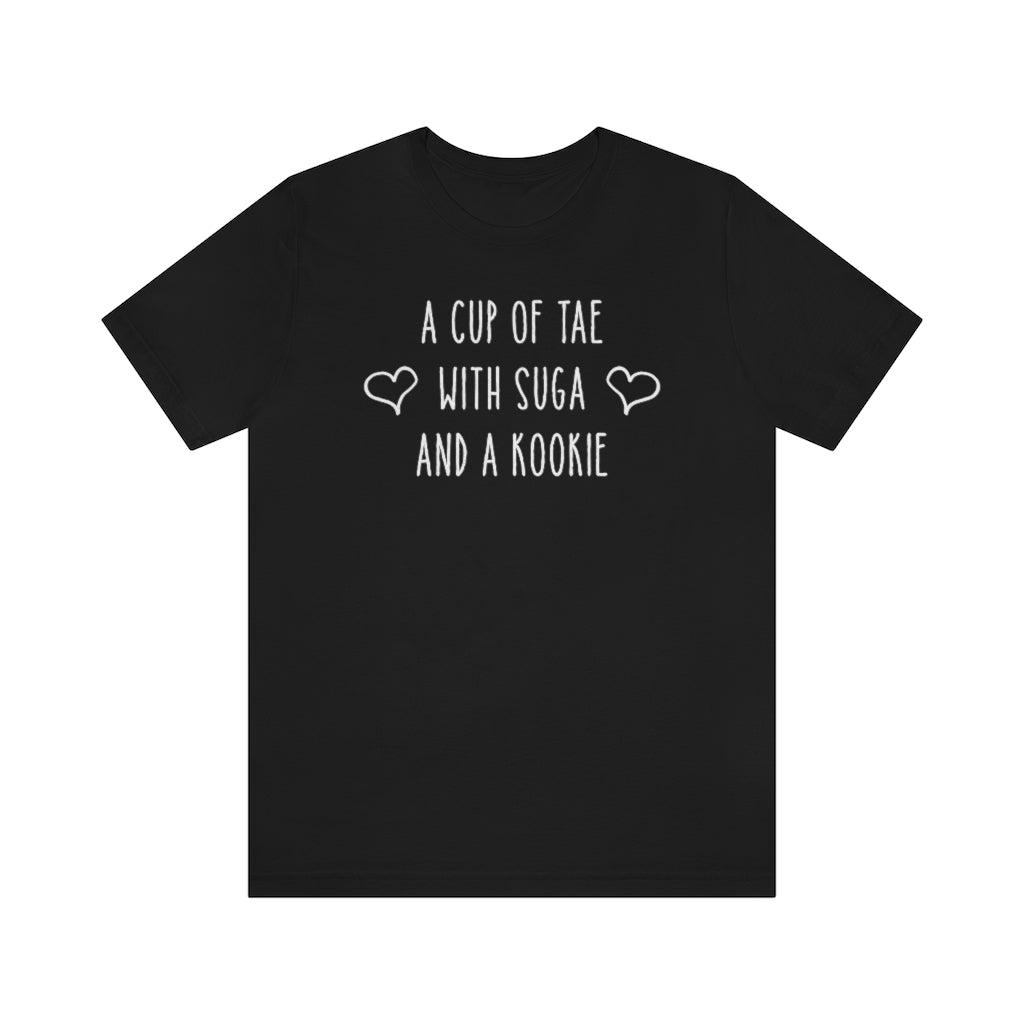 A Cup of Tae with Suga and a Kookie Unisex T-Shirt