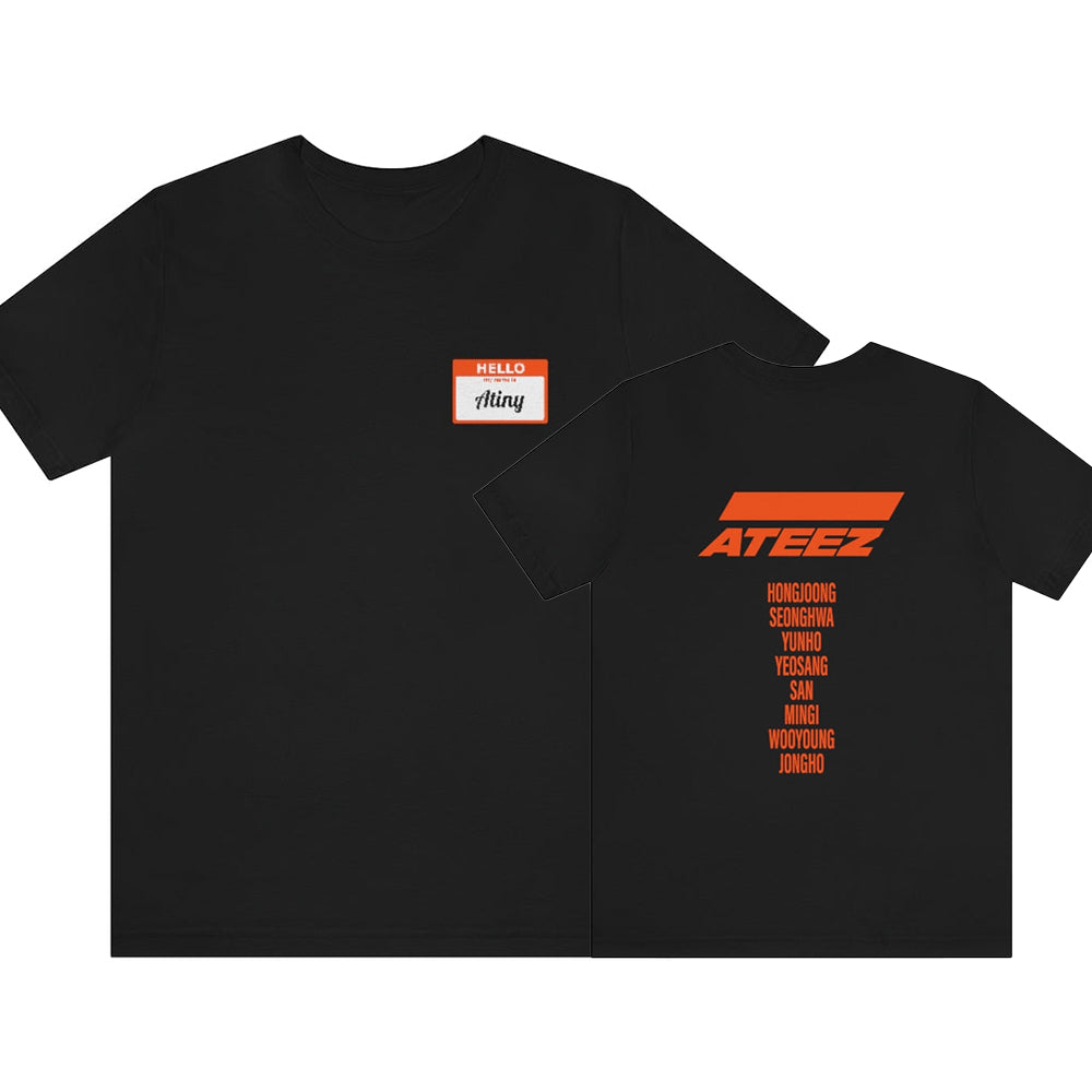 Ateez - Hello My Name Is Atiny Unisex T-Shirt